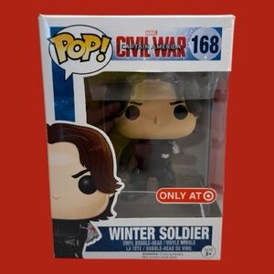 Funko Pop Marvel Captain America Civil War Winter Soldier Vinyl Bobble-Head 168